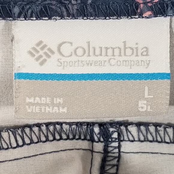 Columbia PFG Shorts Mens Large Blue Fish Print Performance Quick Dry Swim Trunks - Picture 14 of 16